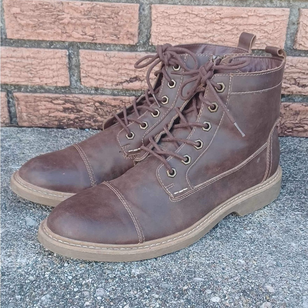 Perry Ellis Brown Boots Size 10